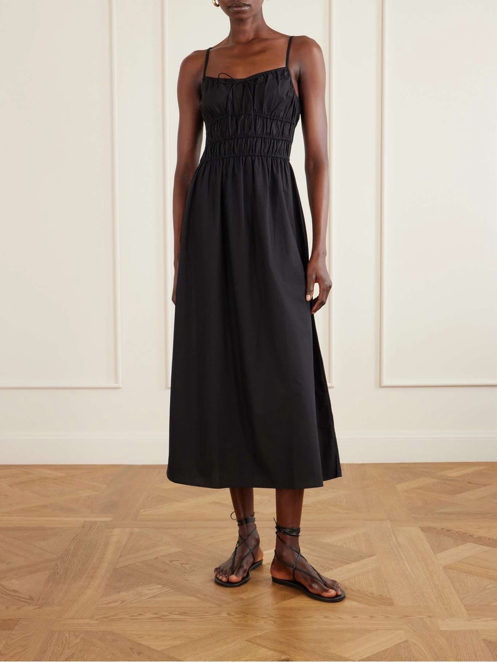 FAIRHFULL THE BRAND BLACK MAXI DRESS